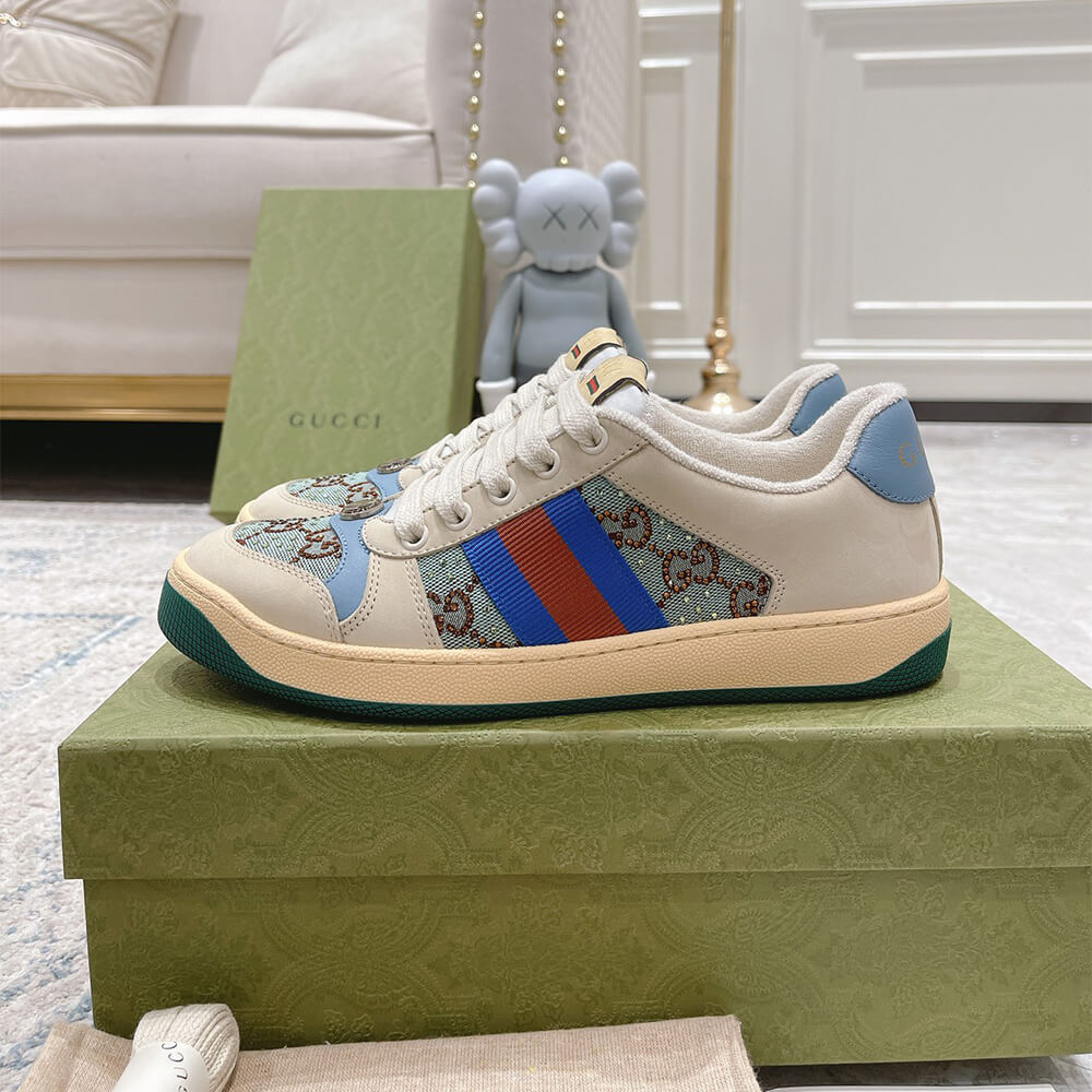 Gucci Women s Screener sneaker with crystals